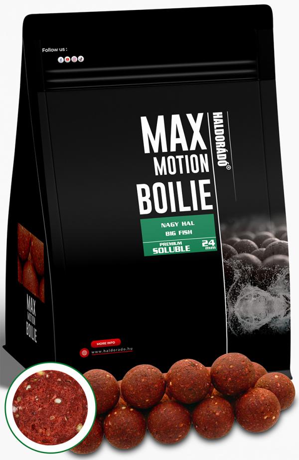 HALDORÁDÓ MAX MOTION Boilie Premium Soluble 24 mm - Nagy H...