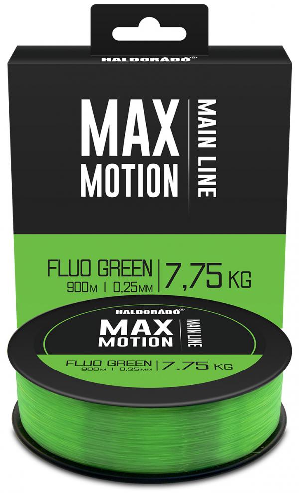 HALDORÁDÓ MAX MOTION Fluo Green 0,25 mm / 900 m - 7,75 kg...