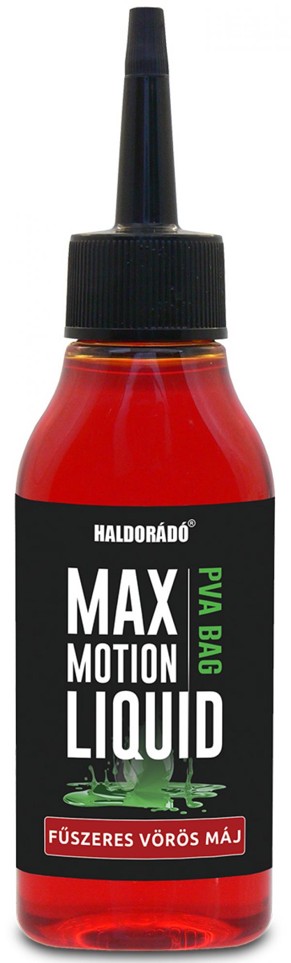HALDORÁDÓ MAX MOTION PVA Bag Liquid - Fűszeres Vörös Máj...
