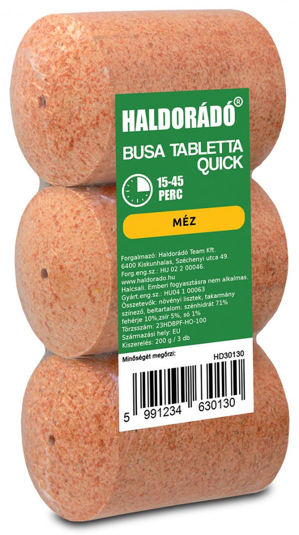 HALDORÁDÓ Busa tabletta Quick - Méz