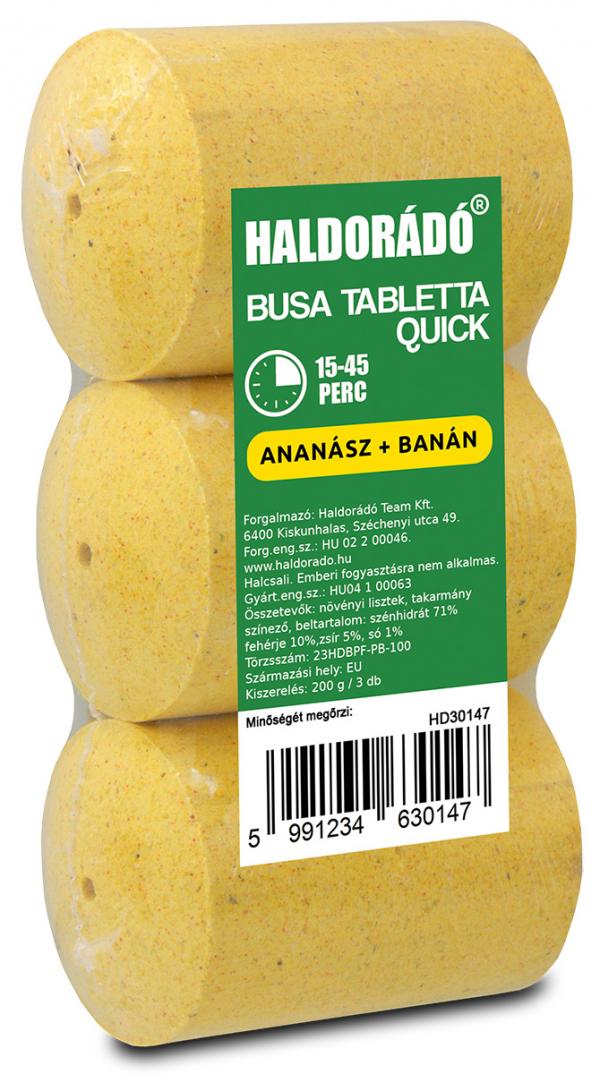 HALDORÁDÓ Busa tabletta Quick - Ananász banán