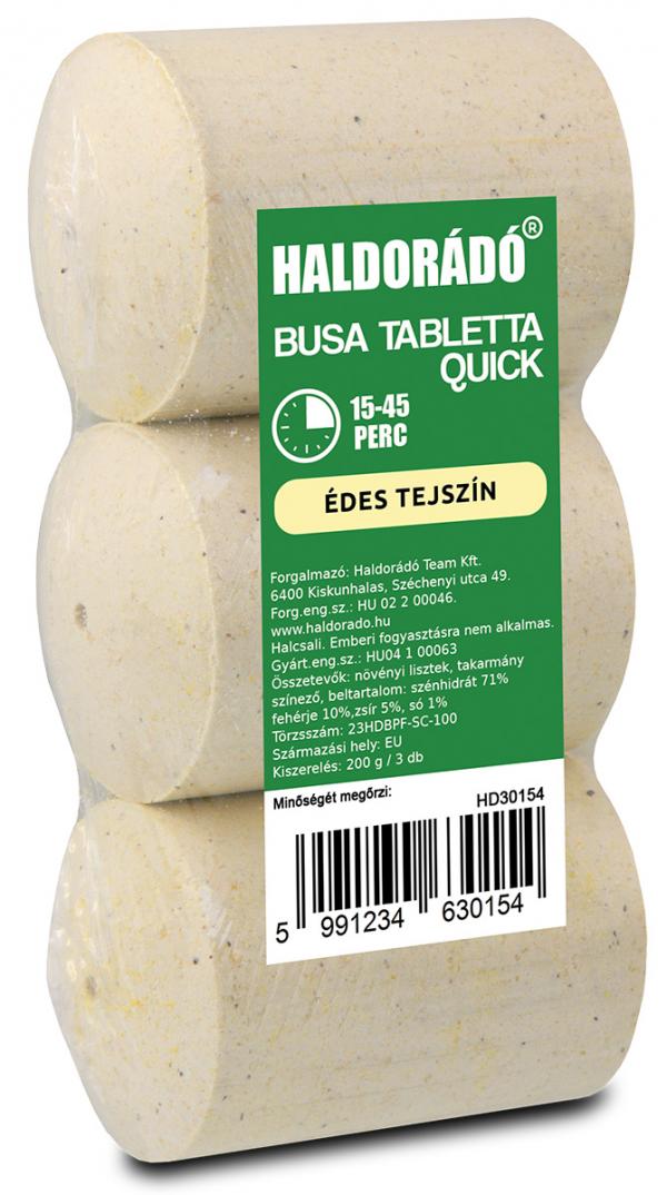 HALDORÁDÓ Busa tabletta Quick - Édes tejszín
