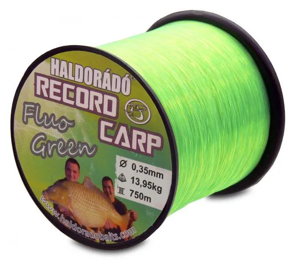Haldorádó Record Carp Fluo Green  monofil zsinór 0,30 mm /...