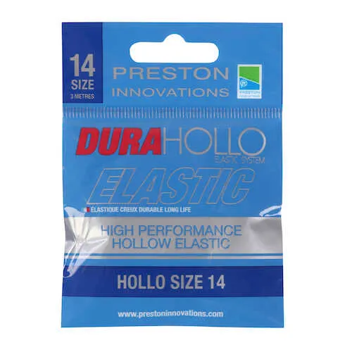 DURA HOLLO ELASTIC - SIZE 14 - PEARL BLUE (GYÖNGYKÉK 2,4mm...