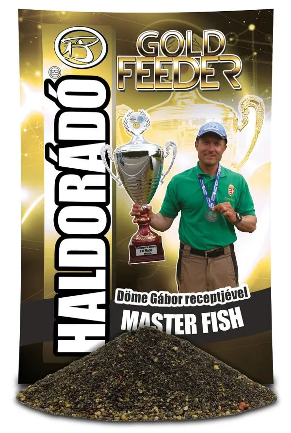 Haldorádó Gold Feeder - Master Fish 1kg etetőanyag 