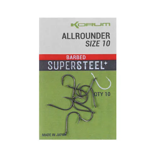 ALL ROUNDER SIZE 4 BARBED (10)