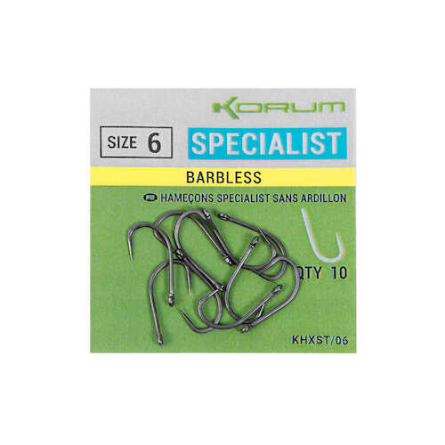 Xpert specialist barbless hooks - size 16  E