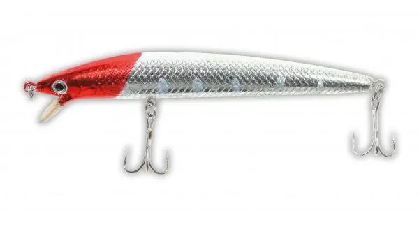 LINEAEFFE CRYSTAL MINNOW RED HEAD 7cm