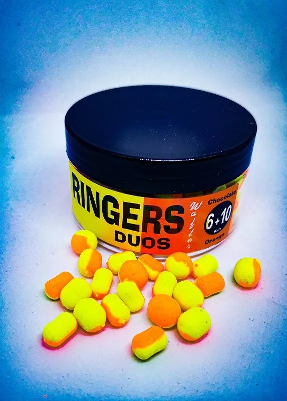 Ringers Duos Wafters - Yellow-orange 6-10mm