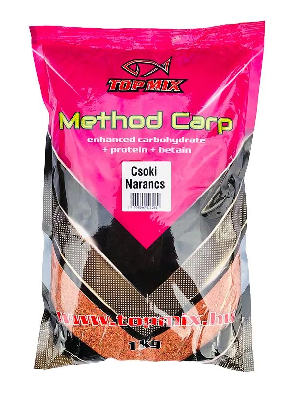 TOPMIX Method Carp Csoki - Narancs 1kg etetőanyag 