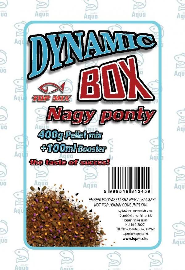 TopMix DYNAMIC Pellet Box Nagy Ponty - Etető Pellet