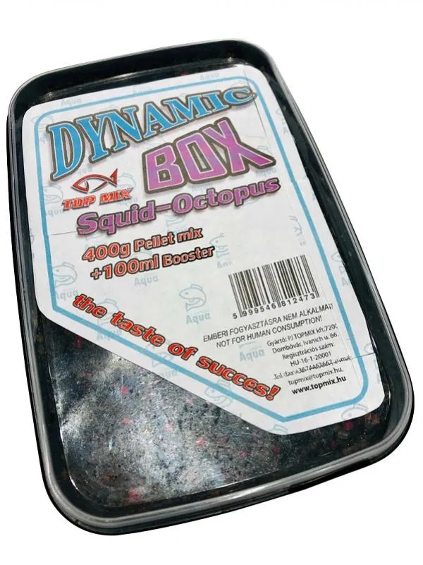 TopMix DYNAMIC Pellet Box Squid-Octopus - Etető Pellet 