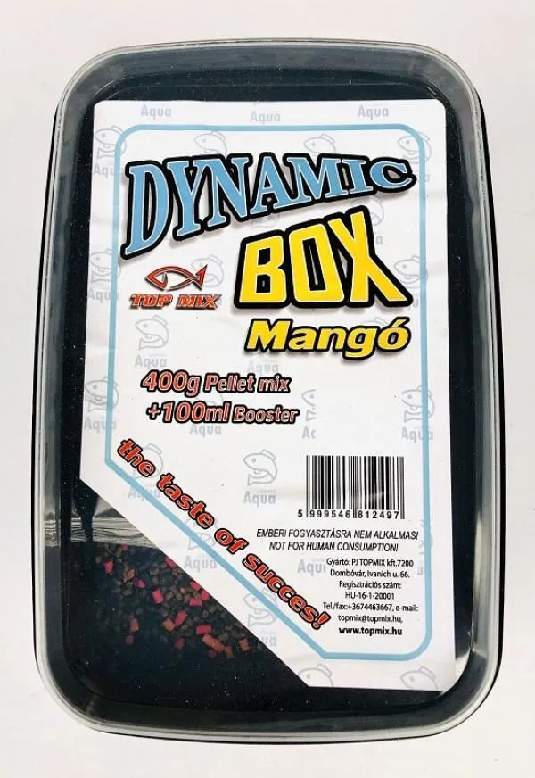 TopMix DYNAMIC Pellet Box Mango - Etető Pellet 