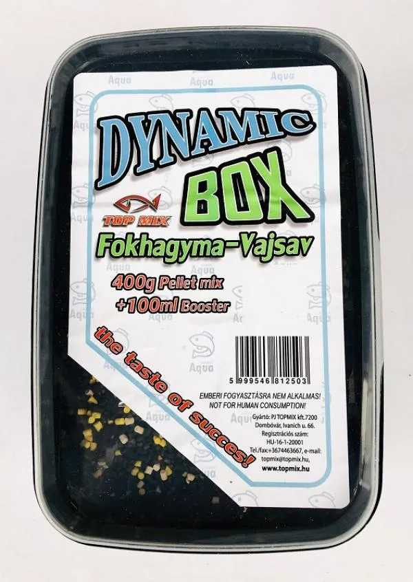 TopMix DYNAMIC Pellet Box Fokhagyma-Vajsav - Etető Pellet ...