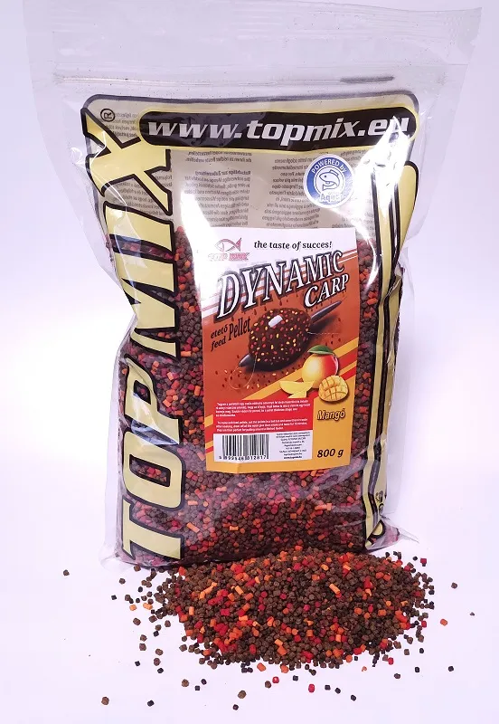 TOP MIX Dynamic Carp pellet, Mangó