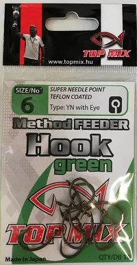 Method Feeder horog #6, zöld