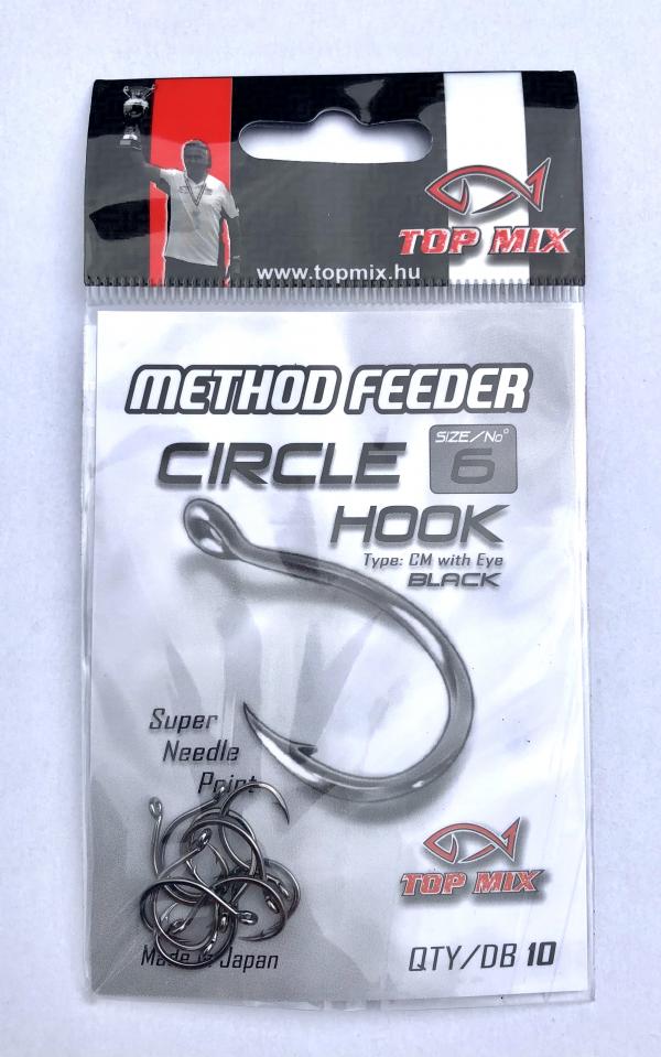 Top Mix Method feeder Circle hook #6