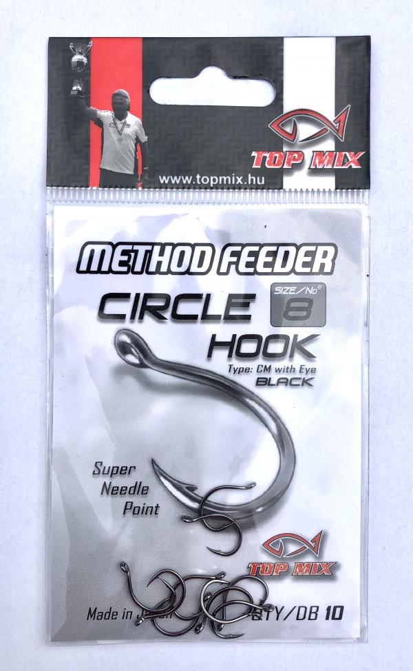 Top Mix Method feeder Circle hook #8