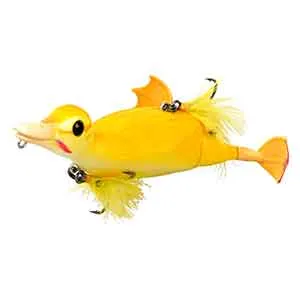 3D SUICIDE DUCK 10.5CM 28G FLOATING YELLOW