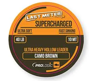 SUPERCHARGED HOLLOW LEADER 7M 50LBS CAMO BROWN