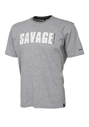 SG Simply Savage Tee - Light Grey Melangé S